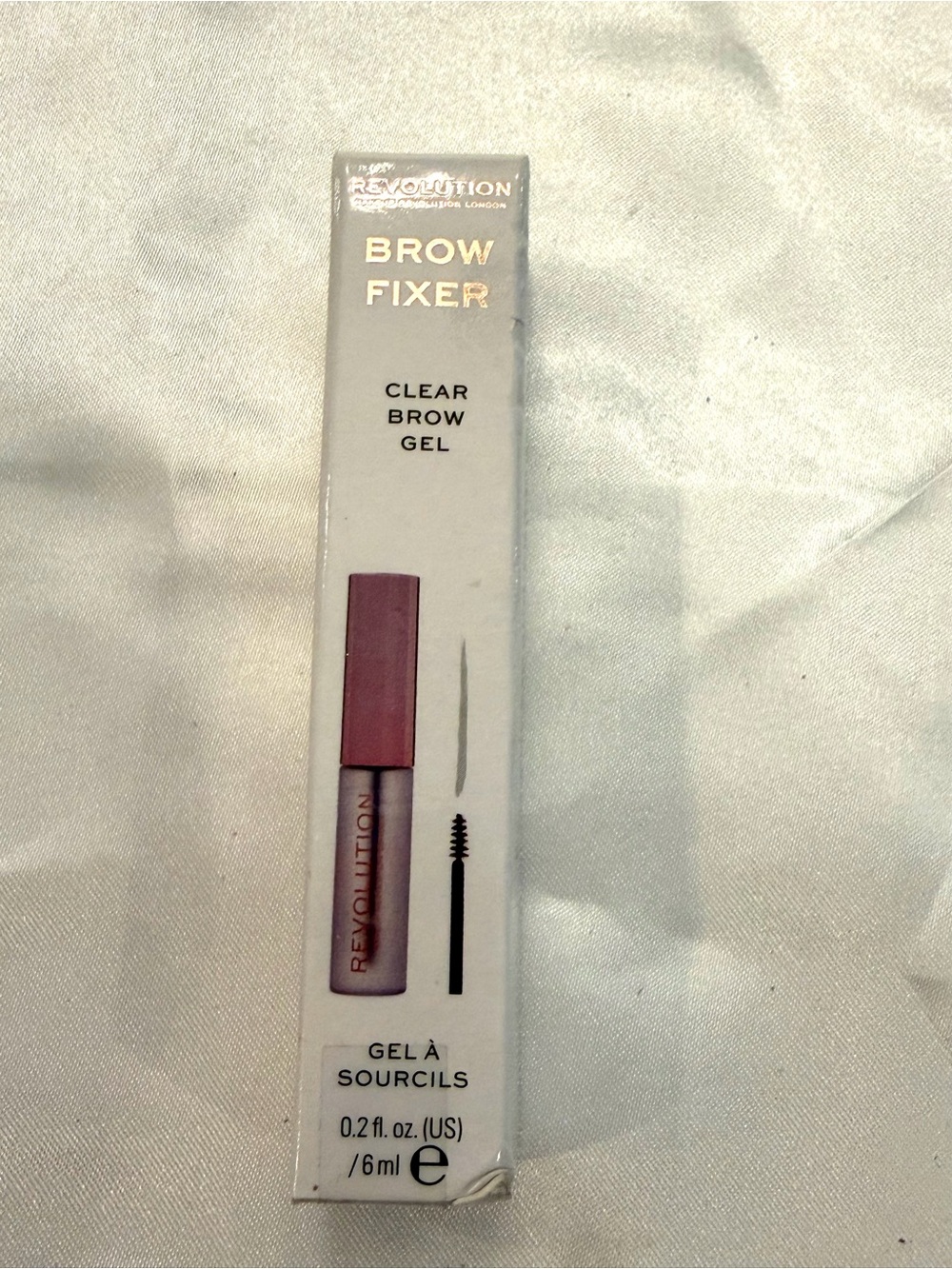 MAKEUP REVOLUTION Brow Fixer Clear Eyebrow Gel - Longlasting Strong Hold New